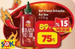 ŞEF FRANZİ SRİRACHA ACI SOS 510 G
